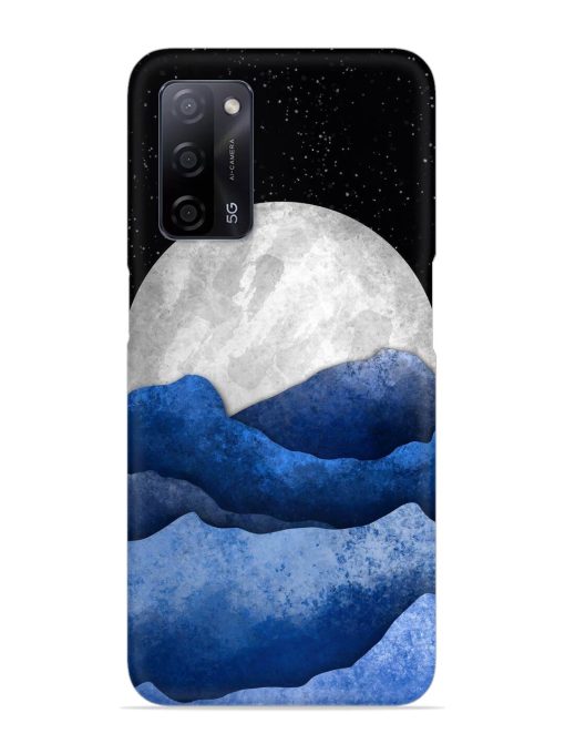 Full Moon Mountain Vector Snap Case for Oppo A53S (5G) Zapvi