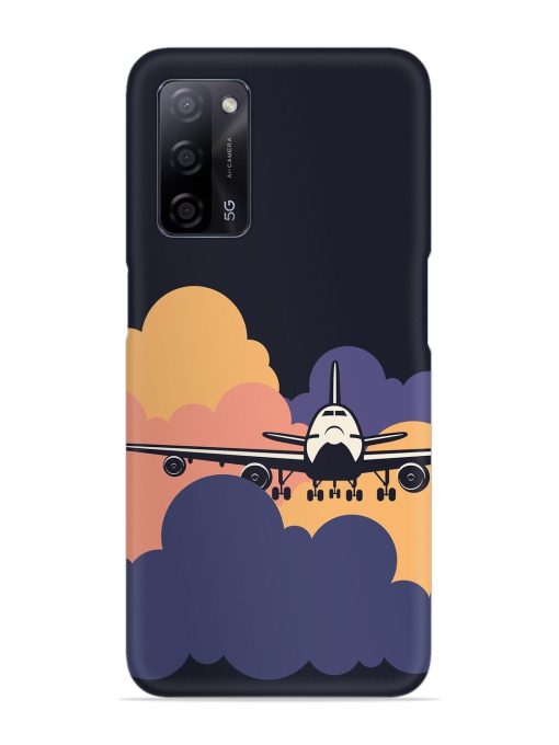 Aeroplane vector Snap Case for Oppo A53S (5G) Zapvi