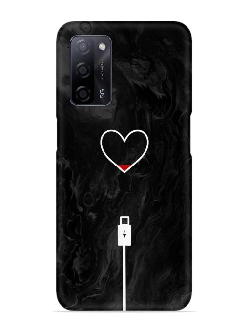 Heart Charging Vector Snap Case for Oppo A53S (5G) Zapvi