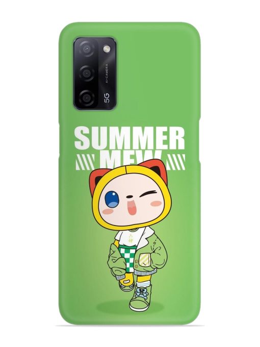 Summer Mew Snap Case for Oppo A53S (5G) Zapvi