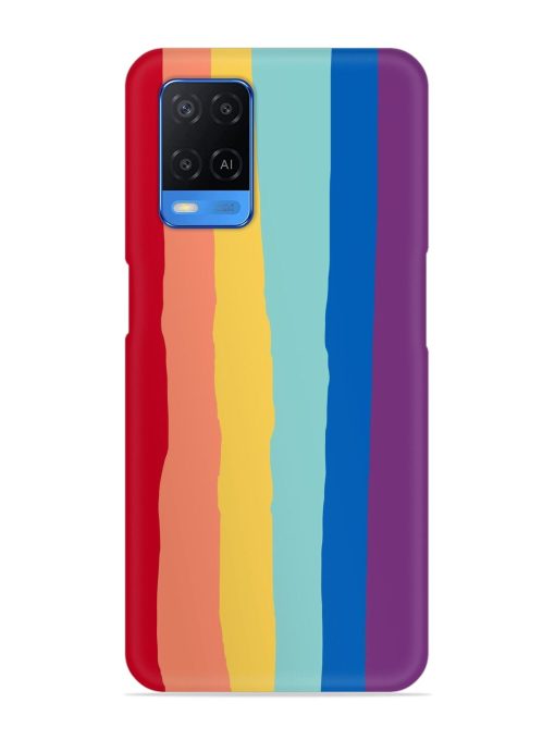 Rainbow Genuine Liquid Snap Case for Oppo A54