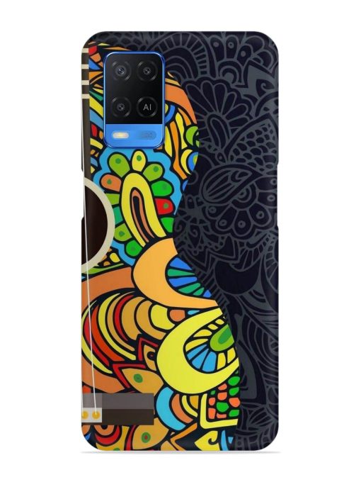 Guitar Vector Art Snap Case for Oppo A54