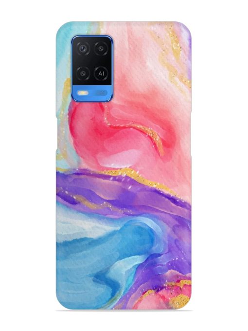 Watercolor Gradient Snap Case for Oppo A54 Zapvi