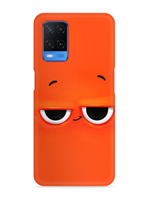 Smiley Face Snap Case for Oppo A54 Zapvi