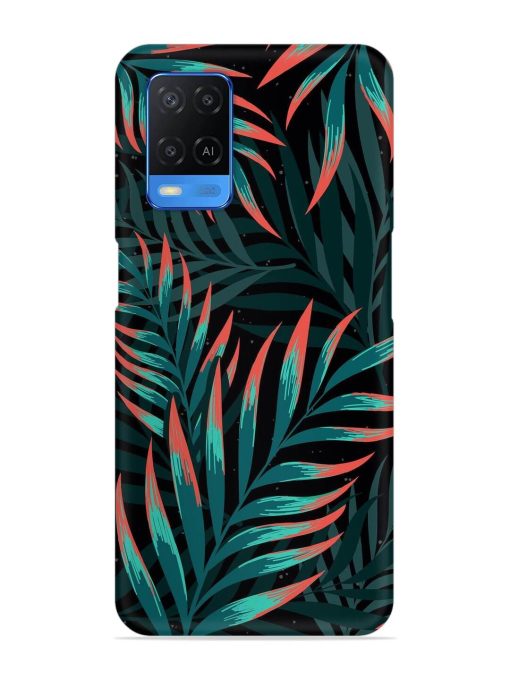 Green Leaf Art Snap Case for Oppo A54