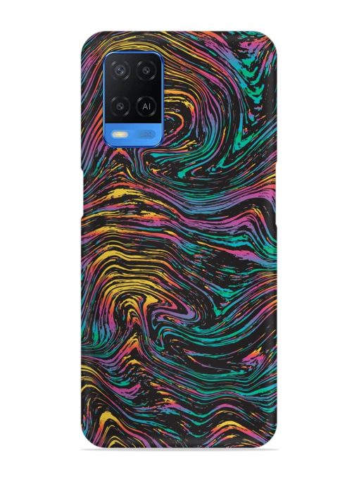 Abstract Liquid Colors Snap Case for Oppo A54 Zapvi