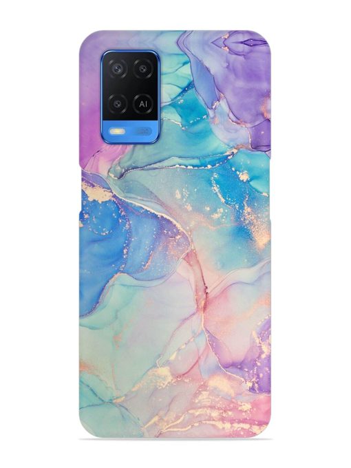 Alcohol Ink Colors Snap Case for Oppo A54