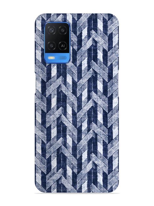 Abstract Herringbone Motif Snap Case for Oppo A54