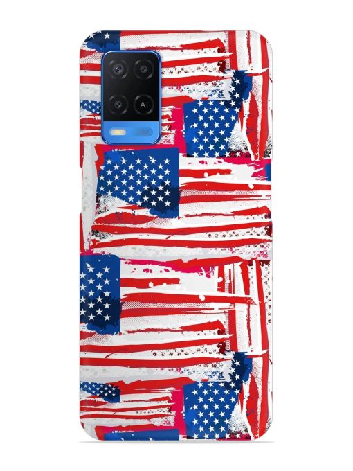 Usa Flag Seamless Snap Case for Oppo A54