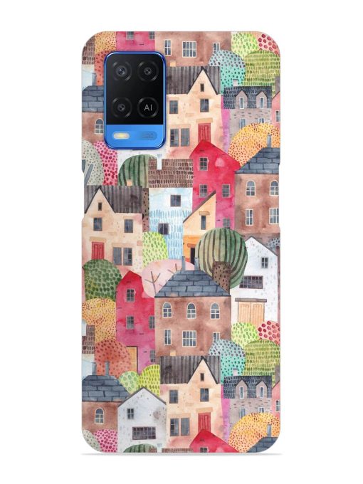 Abstract Seamless Pattern Snap Case for Oppo A54 Zapvi