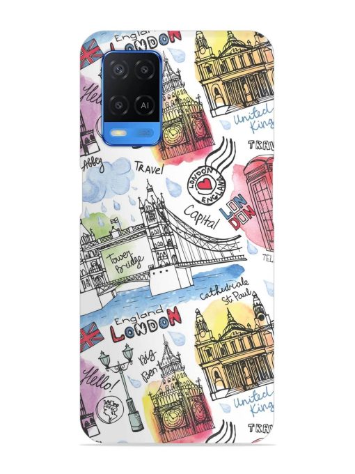 Vector London Landmark Snap Case for Oppo A54