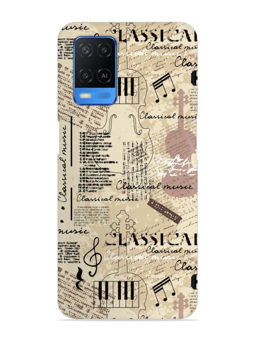 Classical Music Lpattern Snap Case for Oppo A54