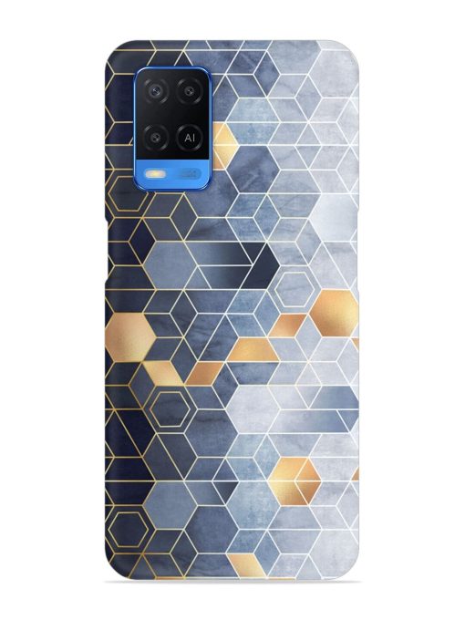 Geometric Abstraction Hexagons Snap Case for Oppo A54