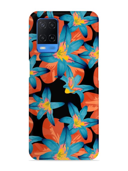 Philippine Flowers Seamless Snap Case for Oppo A54 Zapvi