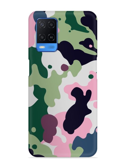 Seamless Funky Camouflage Snap Case for Oppo A54