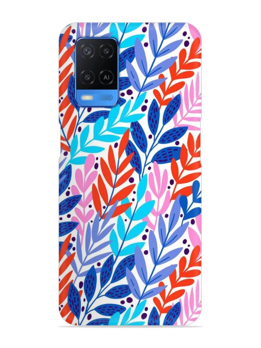 Bright Floral Tropical Snap Case for Oppo A54