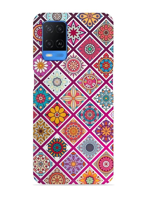 Seamless Tile Pattern Snap Case for Oppo A54