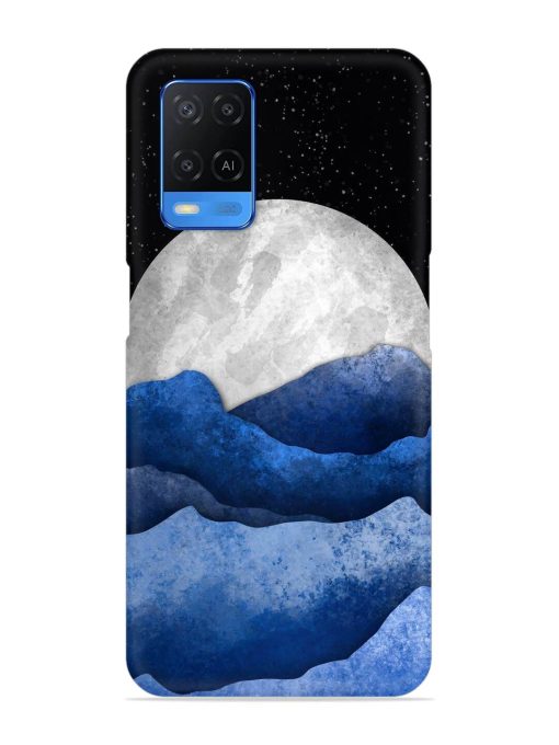 Full Moon Mountain Vector Snap Case for Oppo A54