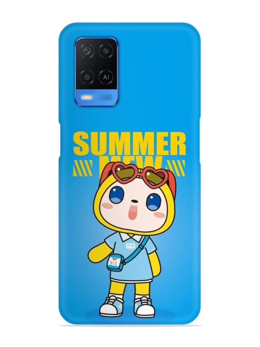 Summer Mew Cartoon Snap Case for Oppo A54