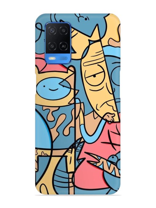 Silly Face Doodle Snap Case for Oppo A54