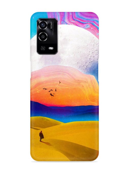 Sandy Desert Snap Case for Oppo A55 Zapvi