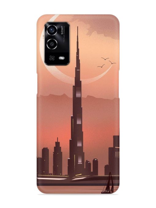 Landmark Burj Khalifa Snap Case for Oppo A55 Zapvi