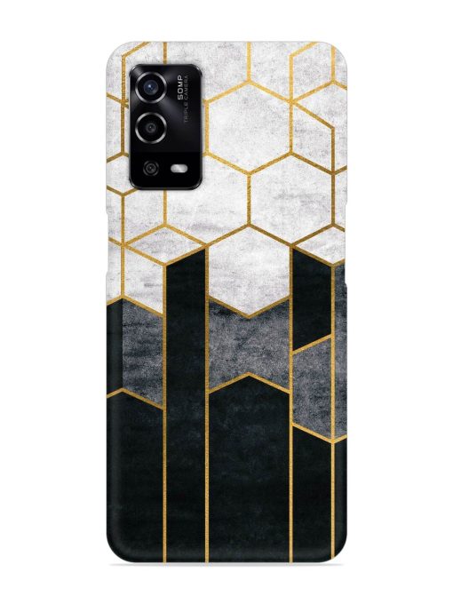 Cube Marble Art Snap Case for Oppo A55 Zapvi