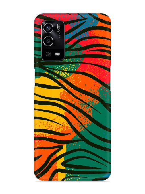 Bright Colorful Snap Case for Oppo A55 Zapvi