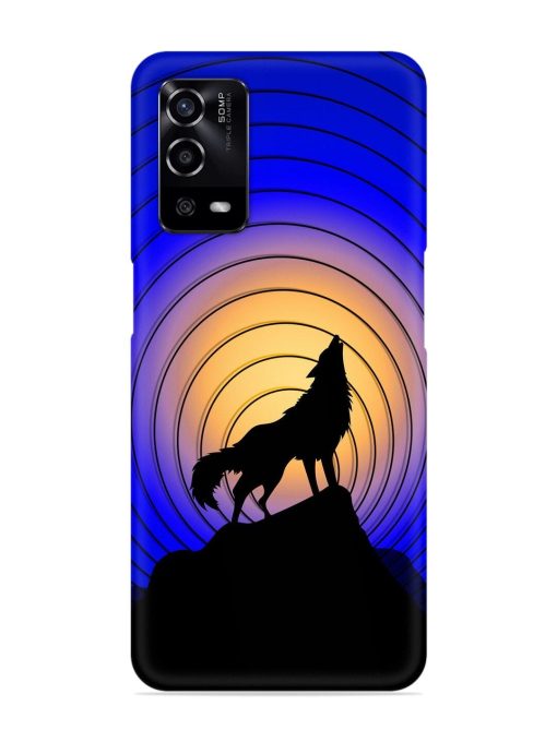 Fox Roaring Design Snap Case for Oppo A55 Zapvi