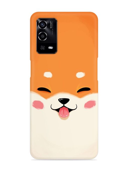 Happy Cat Art Snap Case for Oppo A55 Zapvi