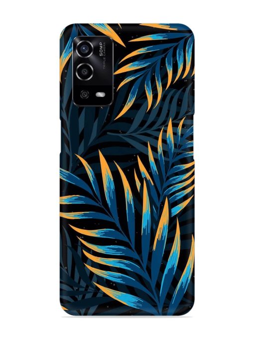 Abstract Leaf Art Snap Case for Oppo A55 Zapvi