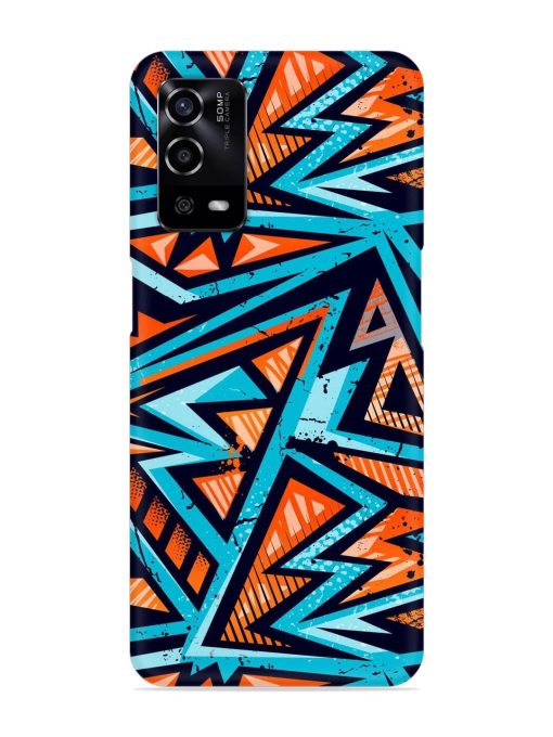 Abstract Seamless Grunge Snap Case for Oppo A55 Zapvi