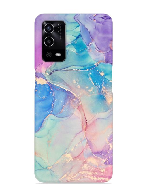 Alcohol Ink Colors Snap Case for Oppo A55 Zapvi