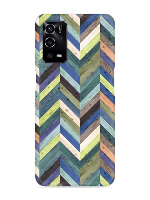 Chevron Random Color Snap Case for Oppo A55 Zapvi