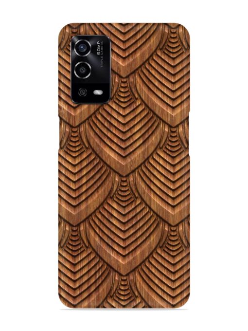 Carved Pattern On Snap Case for Oppo A55 Zapvi