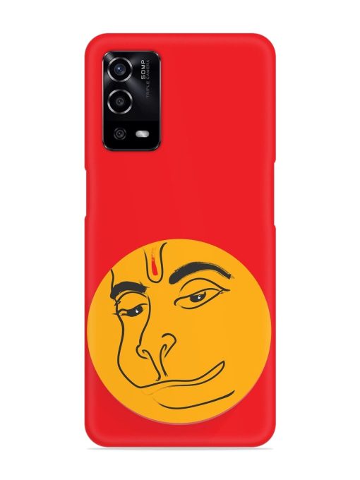 Lord Hanuman Vector Snap Case for Oppo A55 Zapvi