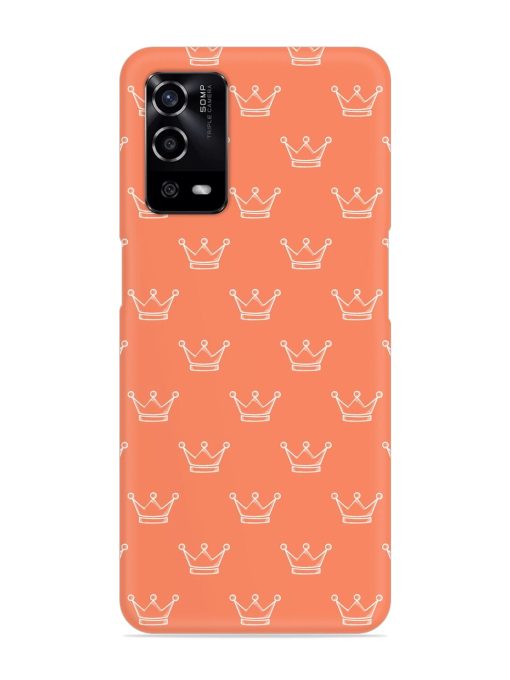 Hand Drawn Crown Snap Case for Oppo A55