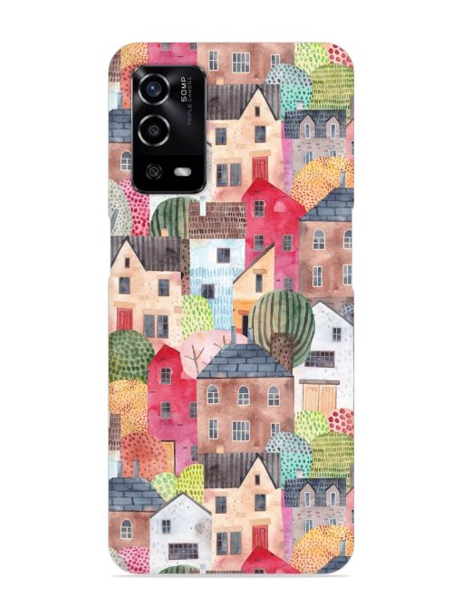 Abstract Seamless Pattern Snap Case for Oppo A55