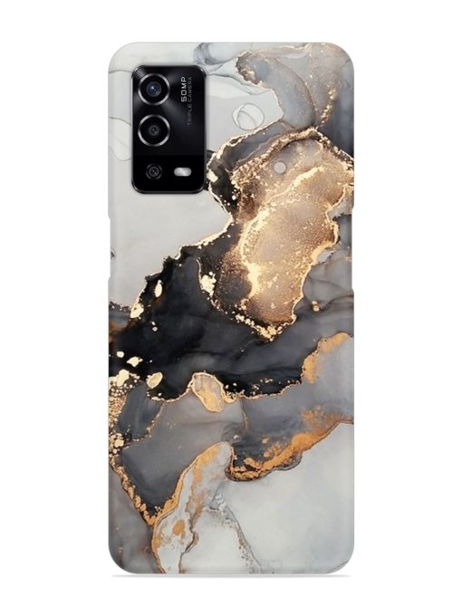 Luxury Abstract Fluid Snap Case for Oppo A55 Zapvi