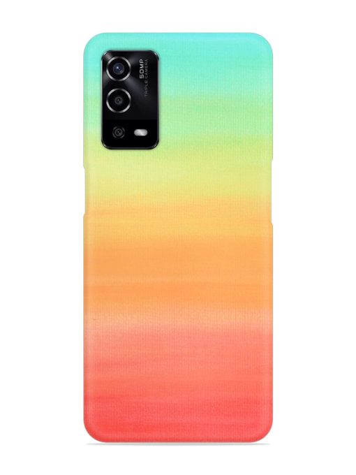 Background Sky Watercolor Snap Case for Oppo A55 Zapvi