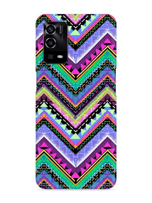 Tribal Aztec Print Snap Case for Oppo A55 Zapvi