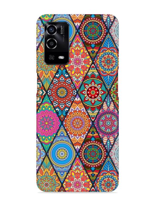 Seamless Tile Pattern Snap Case for Oppo A55 Zapvi