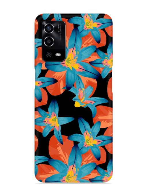 Philippine Flowers Seamless Snap Case for Oppo A55 Zapvi