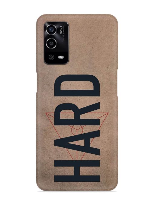 Hard Typo Snap Case for Oppo A55 Zapvi