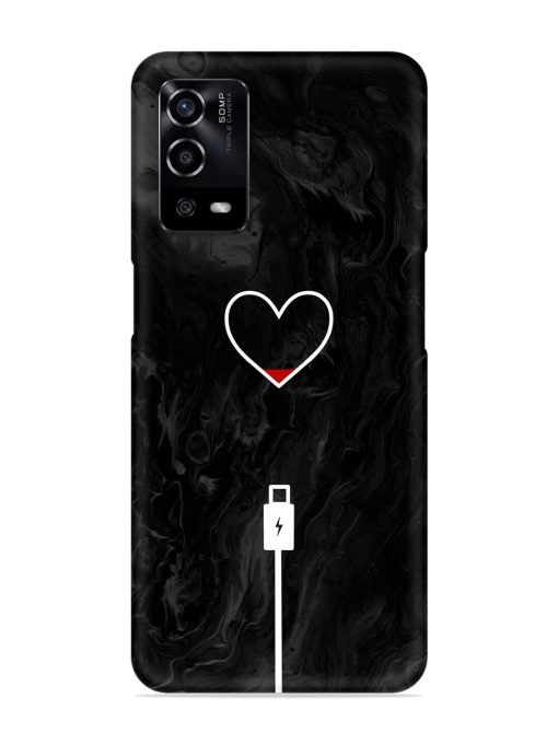 Heart Charging Vector Snap Case for Oppo A55 Zapvi