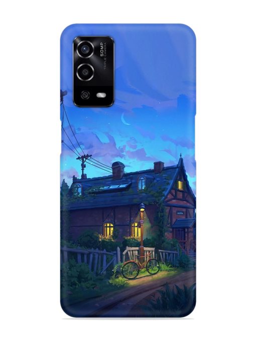 Beautiful Village House Snap Case for Oppo A55 Zapvi