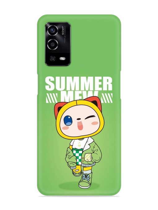 Summer Mew Snap Case for Oppo A55 Zapvi