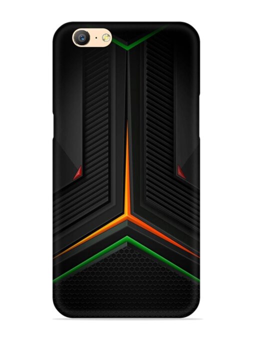 Orange Triangle Light Snap Case for Oppo A57 (2016) Zapvi