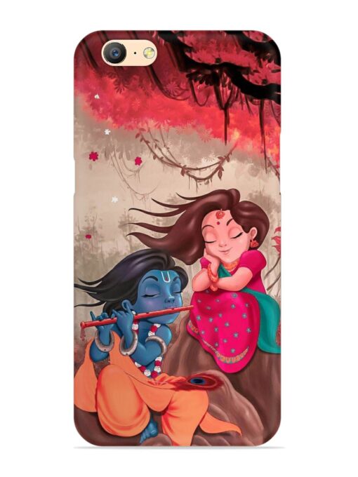 Radhe Krishna Water Art Snap Case for Oppo A57 (2016) Zapvi