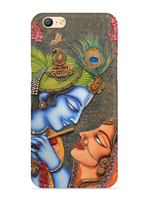 Lord Radha Krishna Flute Art Snap Case for Oppo A57 (2016) Zapvi